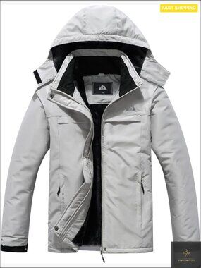 Ski Jacket Warm Winter Coat Hooded Snowboarding Windbreaker Waterproof Outdoor